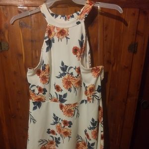 Women's halter top dress